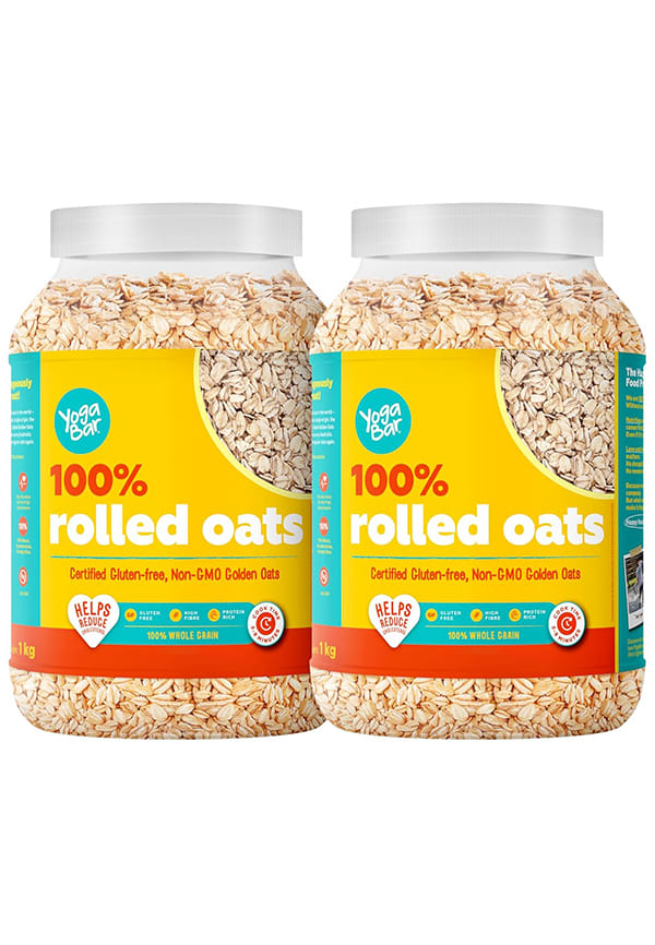 Rolled Oats Pouch and Jar