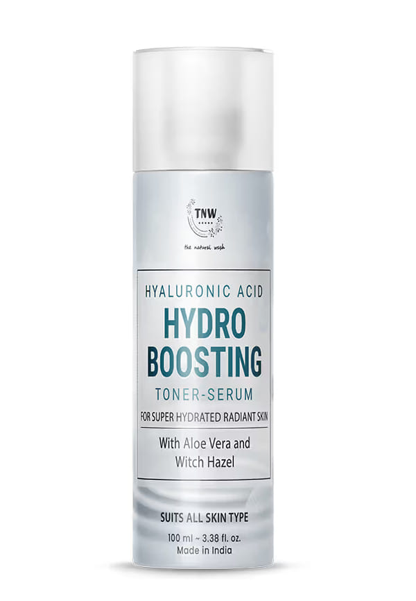 TNW – The Natural Wash Hyaluronic Acid Hydro Boosting Toner-Serum for Hydrating & Glowing Skin | Toner + Serum for Radiant Skin | Chemical-Free Skincare Product