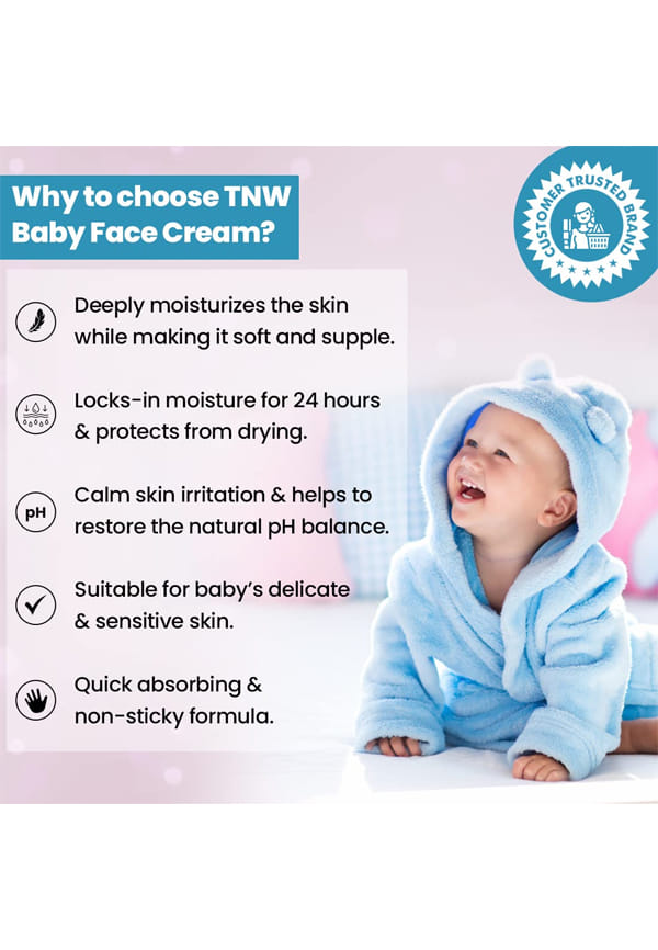 Moisturizing Baby Face Cream for Soft Skin | Baby Face Cream with Natural Ingredients | Suitable for 010 years | 50g – thumbnail 2