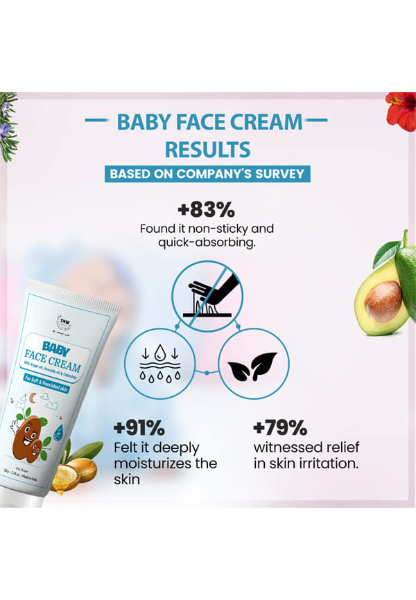 Moisturizing Baby Face Cream for Soft Skin | Baby Face Cream with Natural Ingredients | Suitable for 010 years | 50g – thumbnail 4
