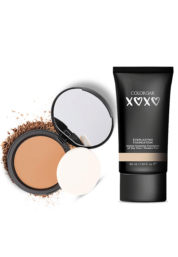 Colorbar XOXO Everlasting Foundation & Compact Combo