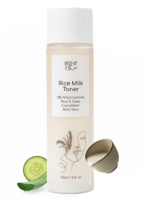 Rice Milk Toner with Rice sake & 3% Niacinamide
