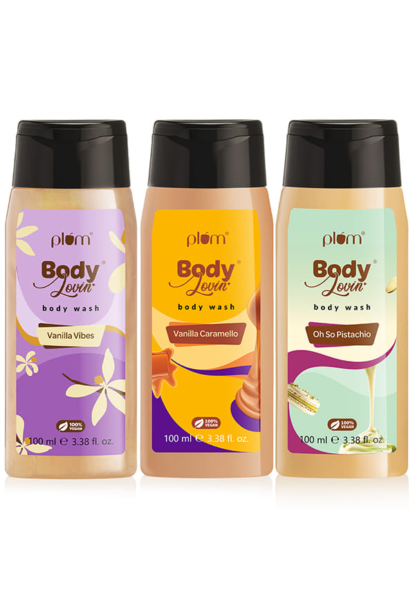 BodyLovin’ Bakery Body Wash Trio | Vanilla Vibes, Vanilla Caramello & Oh So Pistachio