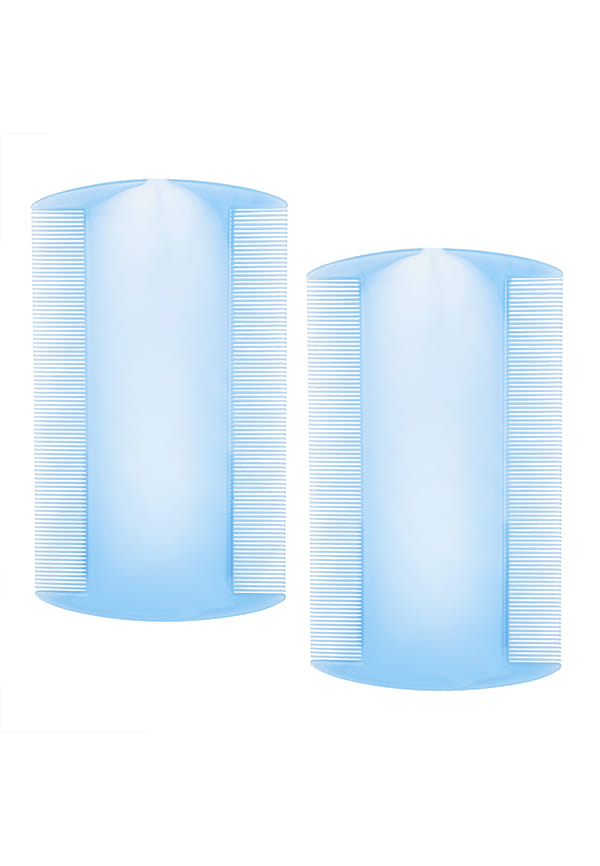 Lice Comb|Nits Removal Comb Narrow Teeth Plastic|Lice Remover Dandruff Dust Double Sided Teath|Tick Removal Tool|Narrow Teeth Comb for Kids, Women and Men, Color May Vary(Pack of 2)