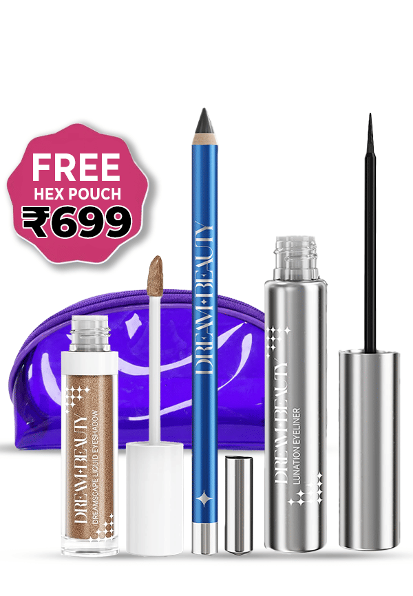 Cosmic Eye Glam Kit – Liquid Eyeshadow + Kajal + Liner