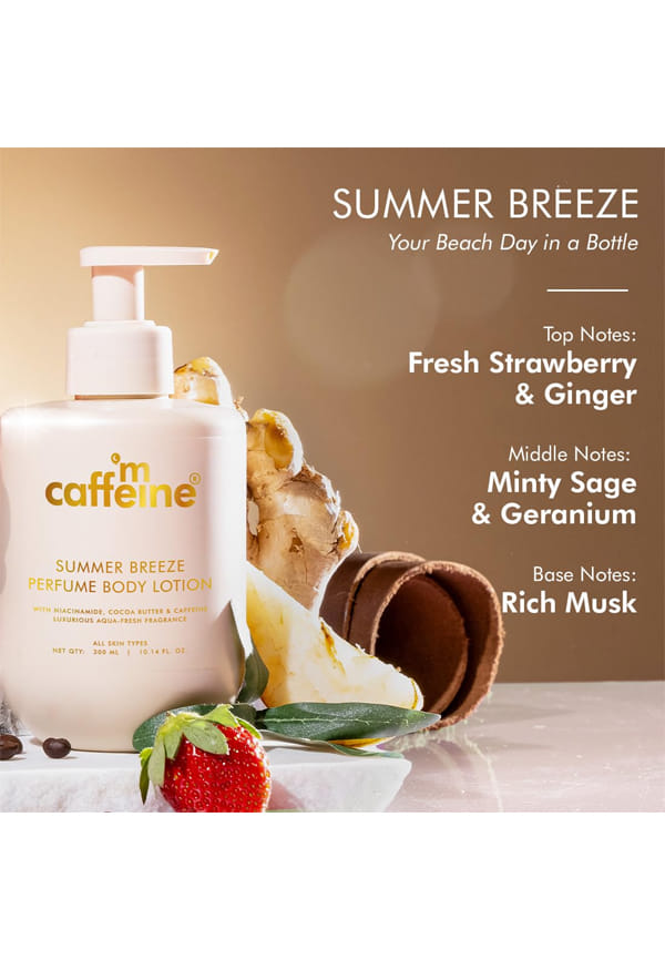 Summer Breeze Perfume Body Lotion with Niacinamide & Cocoa Butter – thumbnail 3