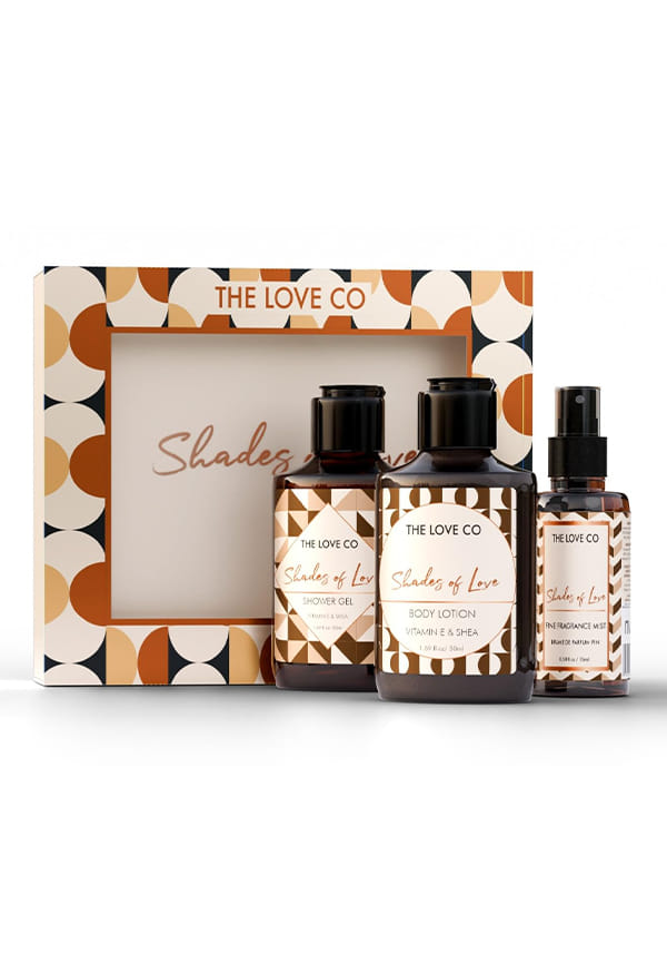 Shades of Love Gift Set With Shower Gel, Body Lotion and Body Mist