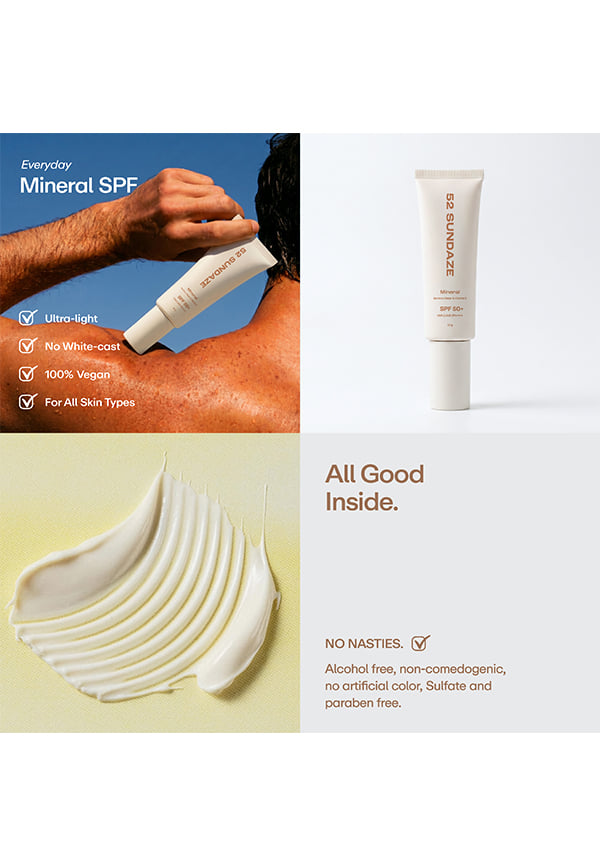 100% Mineral Sunscreen SPF 50 PA++++ for Sensitive Skin – thumbnail 5