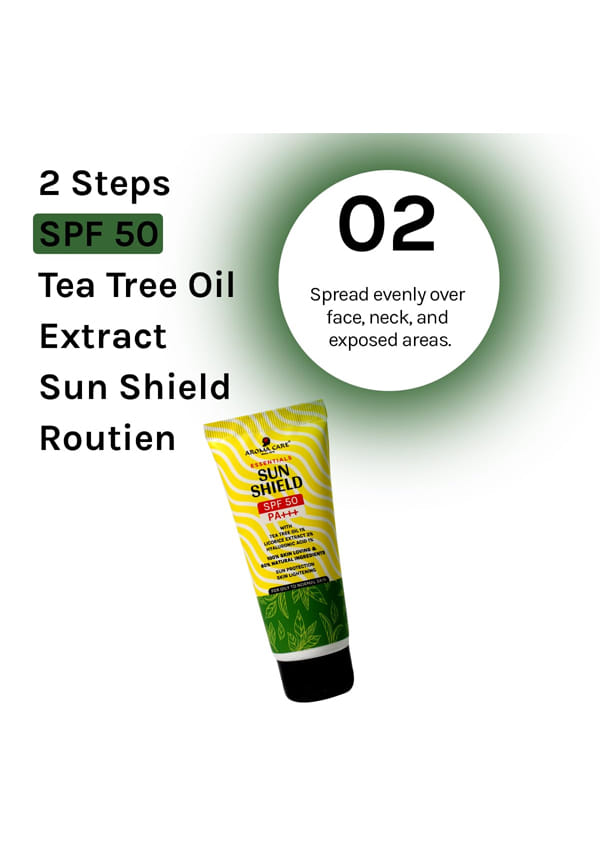 Sunscreen With Tea Tree Oil & Licorice Sun Shield SPF 50 PA+++ – thumbnail 3