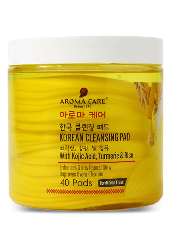 Korean Cleansing Pad With Kojic Acid, Turmeric & Rice Korean Cleansing Pad With Kojic Acid, Turmeric & Rice