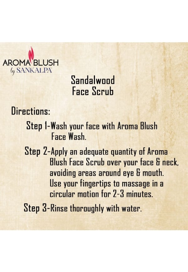 Sandal Wood Face Scrub – thumbnail 4