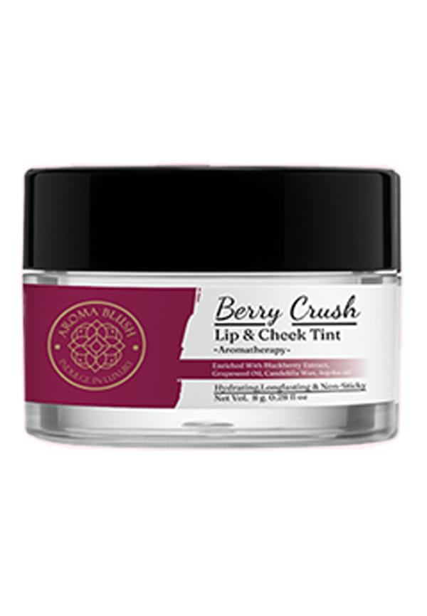 Lip & Cheek Tint – Enriched with Blackberry Extract, Grapeseed Oil, Candelilla Wax & Jojoba Oil