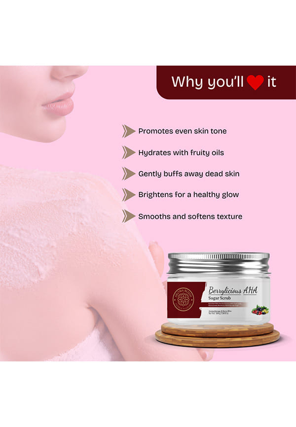 AROMABLUSH Berrylicious AHA Sugar Scrub – thumbnail 3
