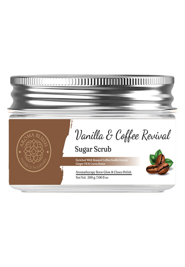 Aromablush Coffee & Vanilla Revival Scrub