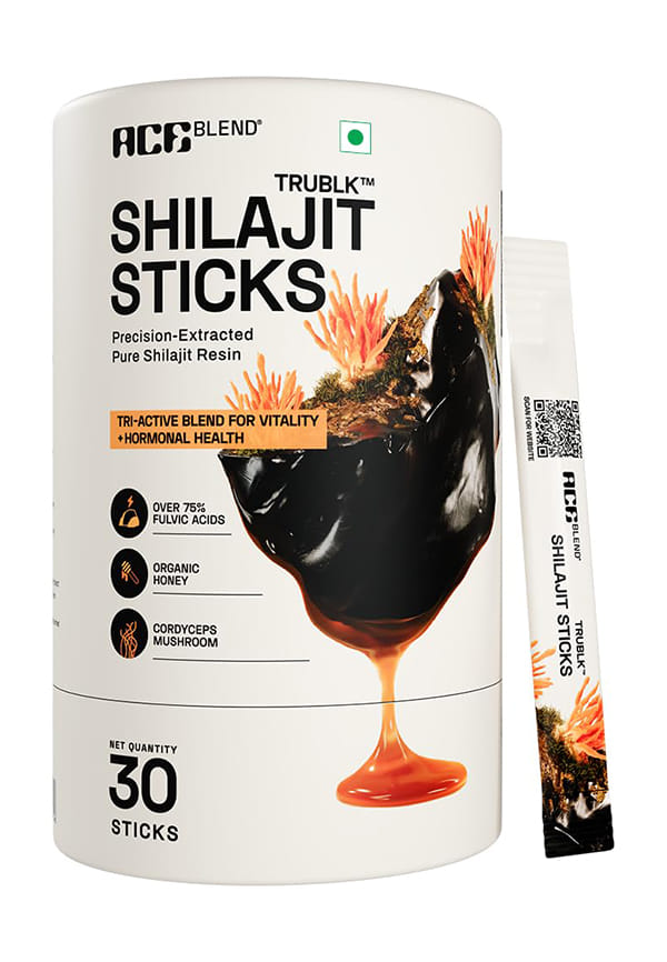 TRUBLK Shilajit Sticks, With Over 75% Fulvic Acid & 80+ Trace Minerals