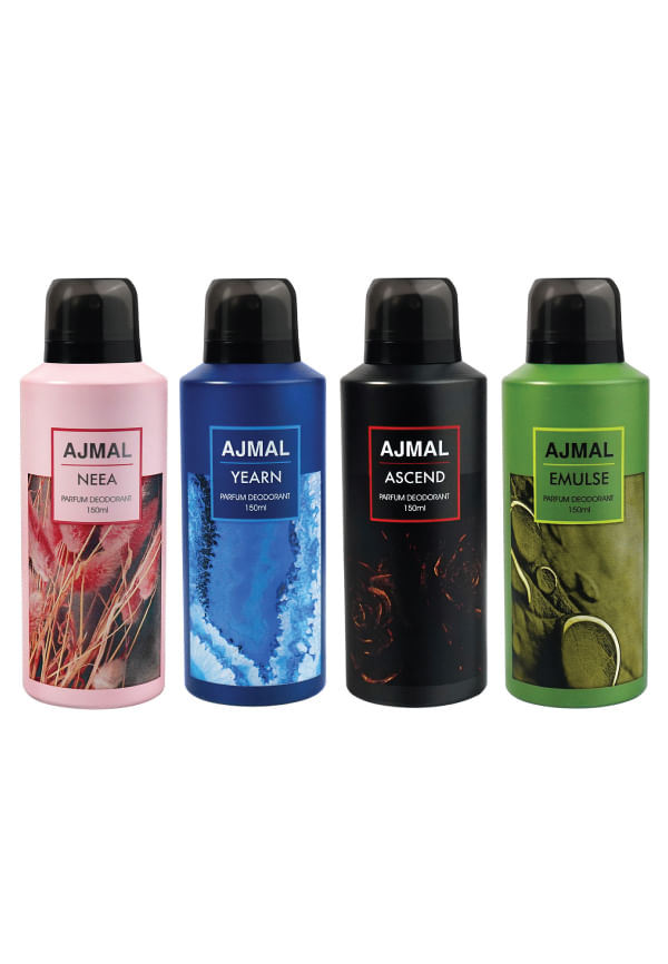 Neea, Yearn, Ascend and Emulse Deodorant Perfume Size: 600 ml By