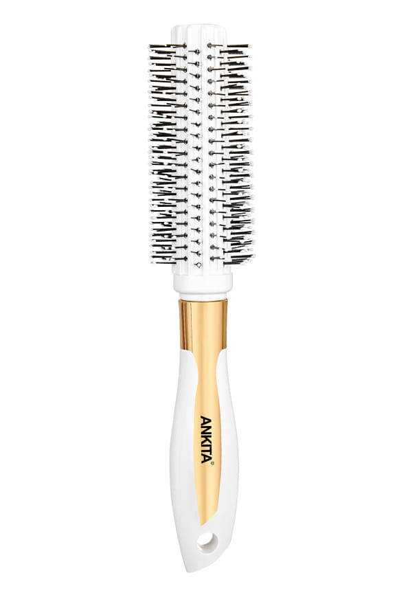 Round Hair Brush with Nylon Bristle|Hair Brush with Strong and Flexible soft Bristles