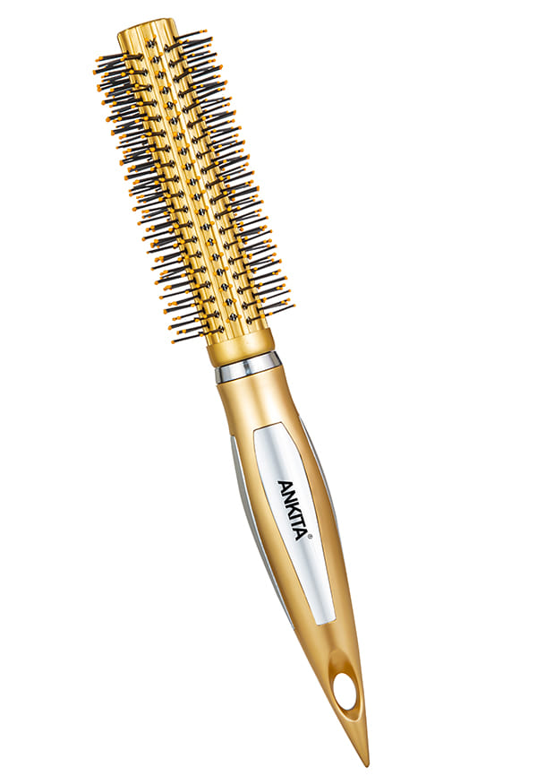 Round Hair Brush with Nylon Bristle|Hair Brush with Strong and Flexible Bristles