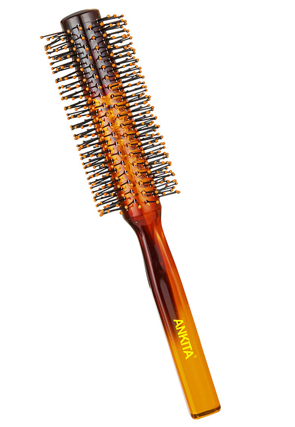 Round Hair Brush with Nylon Bristle|Hair Brush With Quality and Flexible Bristles