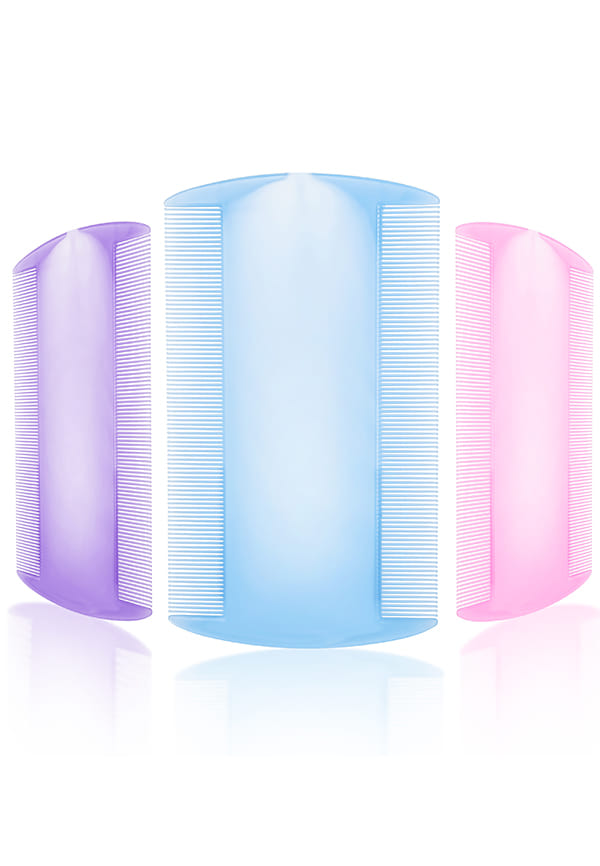 Lice Comb|Nits Removal Comb Narrow Teeth Plastic|Lice Remover Dandruff Dust Double Sided Teath