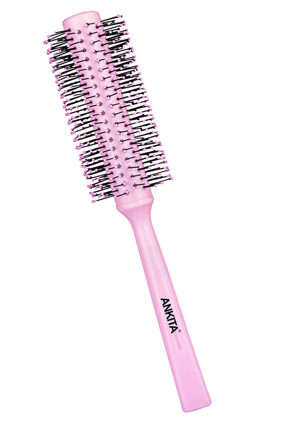 Round Hair Brush with Nylon Bristle|Hair Brush With Quality and Flexible Bristles