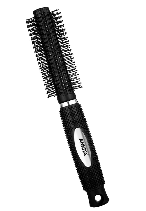 Round Hair Brush with Nylon Bristle|Hair Brush with Strong and Flexible Bristles