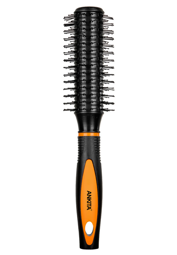 Round Hair Brush with Nylon Bristle