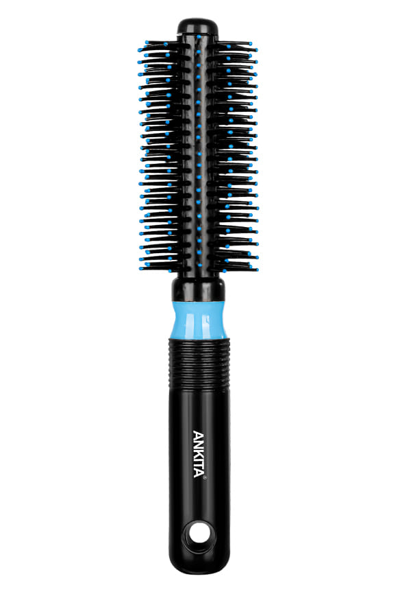 Round Hair Brush with Nylon Bristle