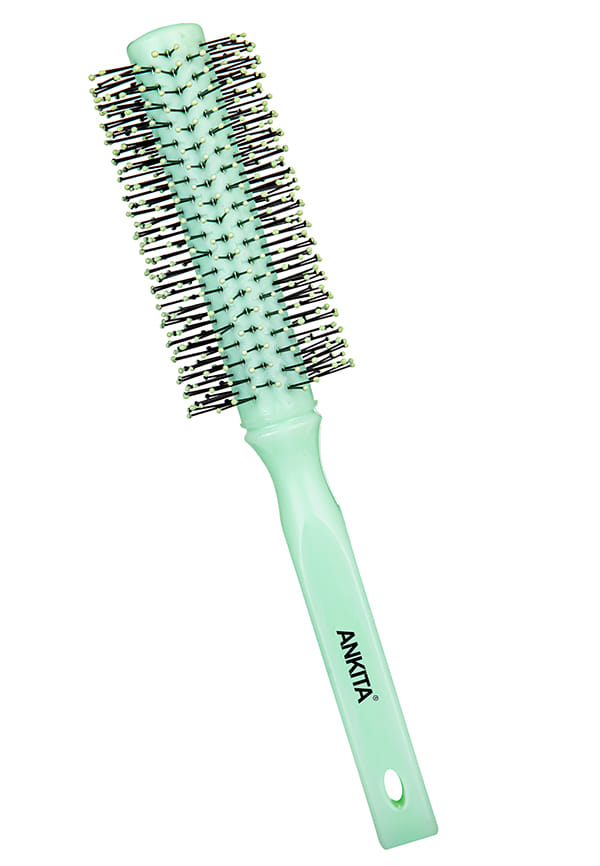 Round Hair Brush with Nylon Bristle|Hair Brush With Quality and Flexible Bristles