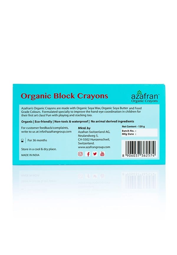 Organic Block Crayons (16 Colors) – thumbnail 2