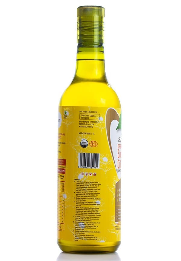 Organic Cold Pressed Sunflower Oil – thumbnail 2