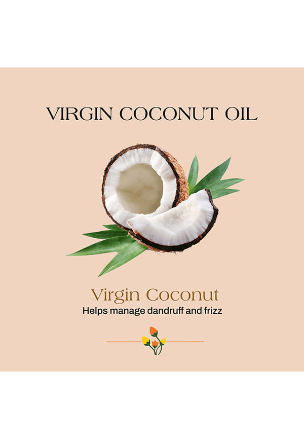 Organic Cold Pressed Virgin Coconut Oil for Hair and Skin | Ayurvedic Herb Enriched Fragrance Oil, Enhancing Scalp Health and Promotes Skin Firmness (120 ml) – thumbnail 7
