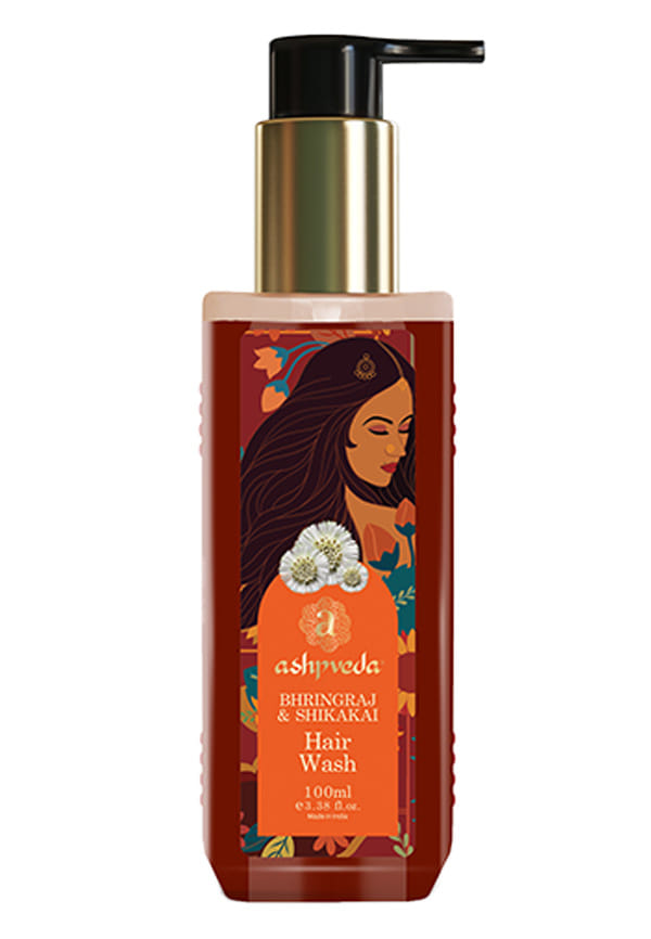 Bhringraj and Shikakai Anti Hair Fall Hair Wash Shampoo - Sulphate and Paraben Free Natural and Ayurvedic Shampoo (200ml)