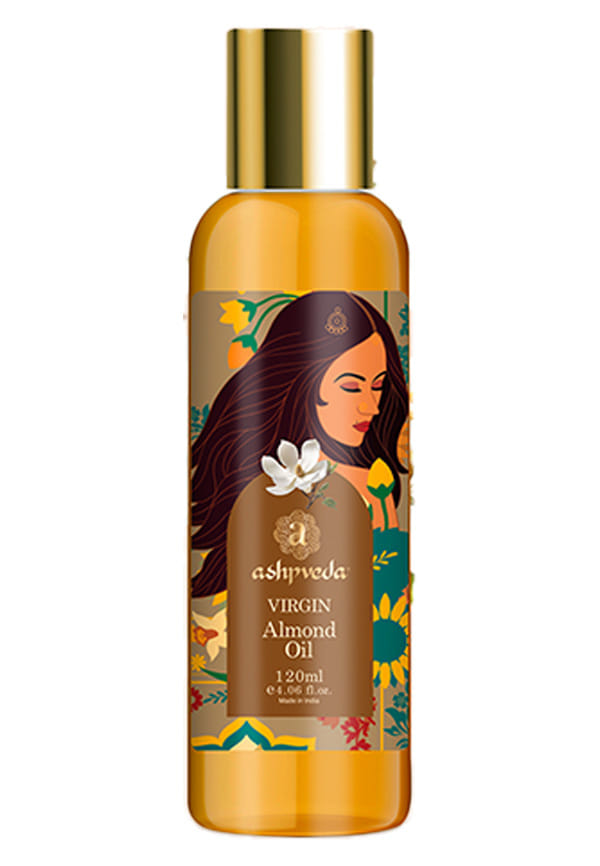 Ayurvedic Cold Pressed Almond Oil | Enriched With Vitamin A & E | Ayurvedic Badam Oil for Skin and Hair Care (120 ml)