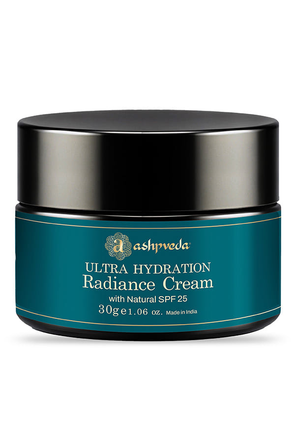 Ayurvedic Daily Hydration Day Cream with Broad Spectrum Natural SPF 25, UVA/UVB Sun Protector, Natural Day Cream for Pigmentation, Silky Soft & Brightening Skin (30 gm)