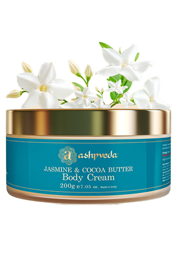 Jasmine & Cocoa Butter Day Cream, UVA/UVB Sun Protector, Chemical Free Sun Protector Body Cream (200 gm)