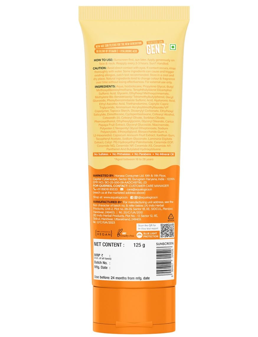 Glow+ Dewy Sunscreen SPF 50 PA++++ with Papaya & Vitamin C – thumbnail 2