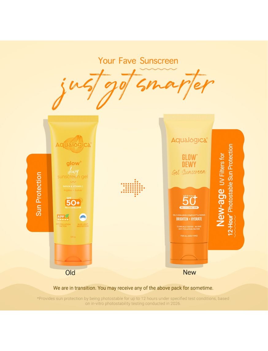 Glow+ Dewy Sunscreen SPF 50 PA++++ with Papaya & Vitamin C – thumbnail 3