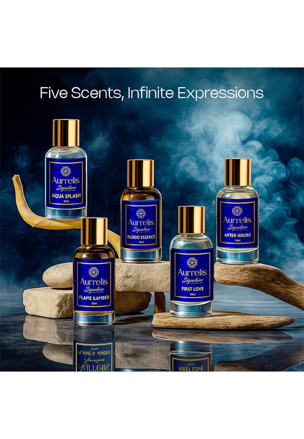Signature Extrait De Parfum Combo Pack of 5 – Aqua Splash, Flame & Amber, Bold Essence, First Love & After Hours – thumbnail 7