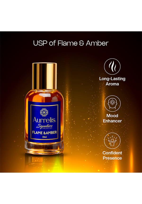 Signature Extrait De Parfum Combo Pack of 2 – First Love & Flame & Amber – thumbnail 2