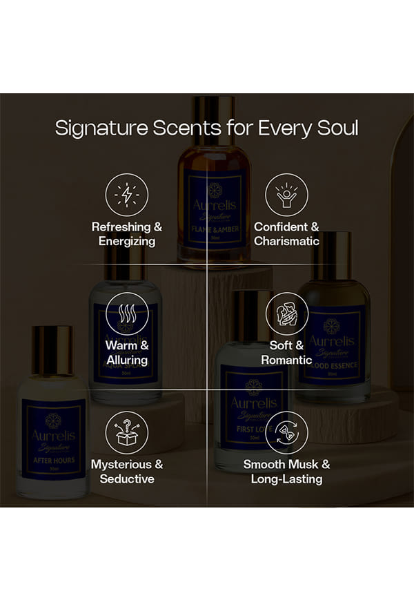 Signature Extrait De Parfum Combo Pack of 2 – First Love & Flame & Amber – thumbnail 6