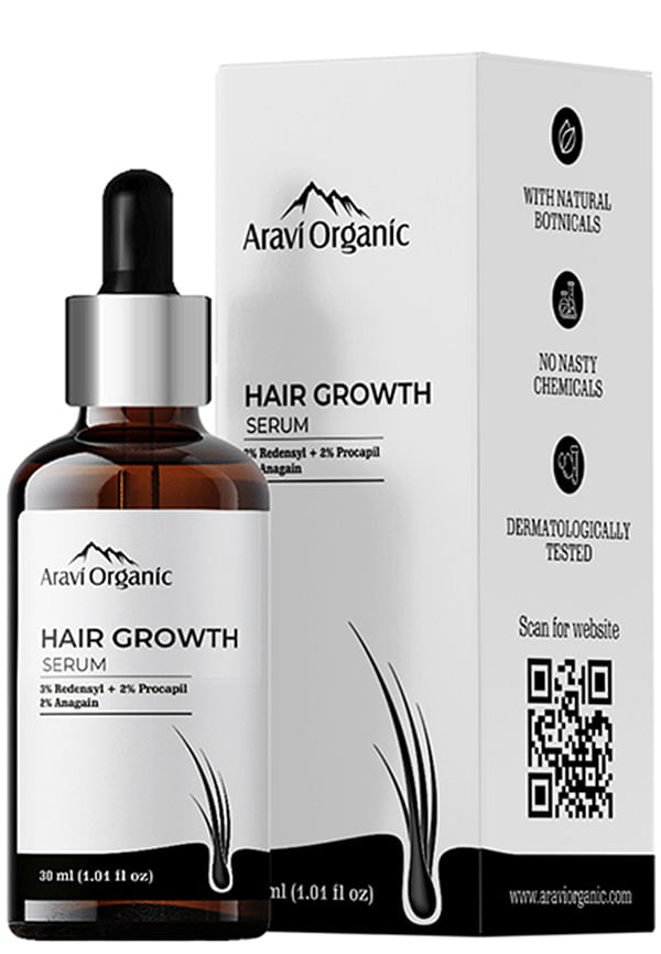 Hair Growth Serum Redensyle Anagain Procapil Biotin Size 30 Ml By Aravi Organic