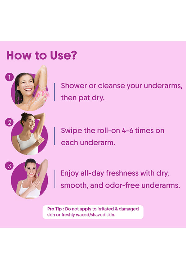 Brightening Underarm Roll On for Women & Men - Dark Underarm Pigmentation & Odour Control – thumbnail 3