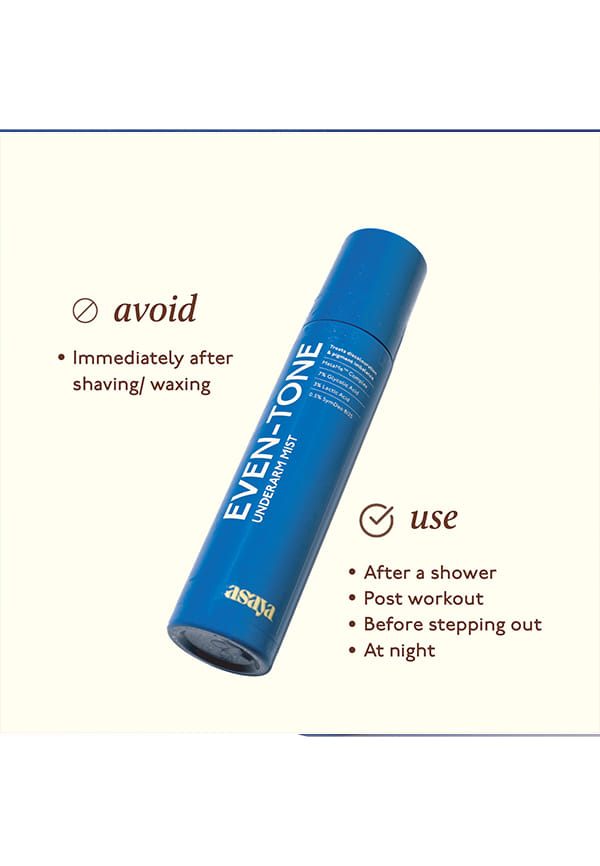 Even Tone Underarm Mist - Sweet Vanilla – thumbnail 2