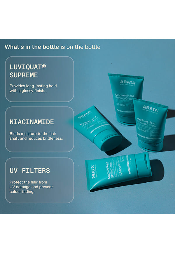 Styling Hair Cream with Niacinamide | Adds Medium Hold | Humidity-Resistant – thumbnail 5