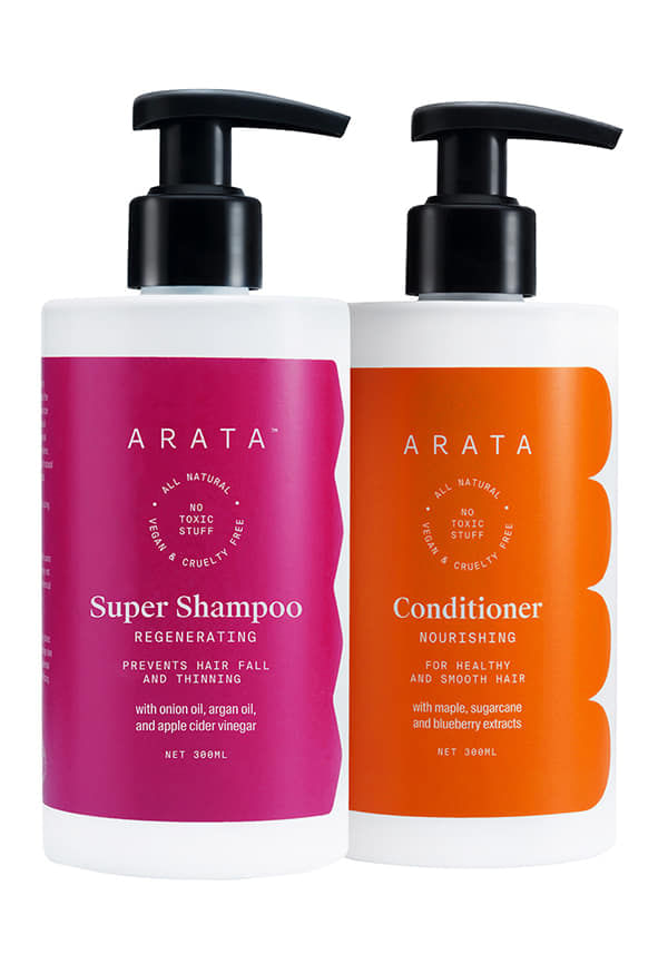 Hair Fall Control Combo With Onion Oil, Argan Oil & Bhringraj || Power Of 5 In 1 Super Shampoo And Conditioner