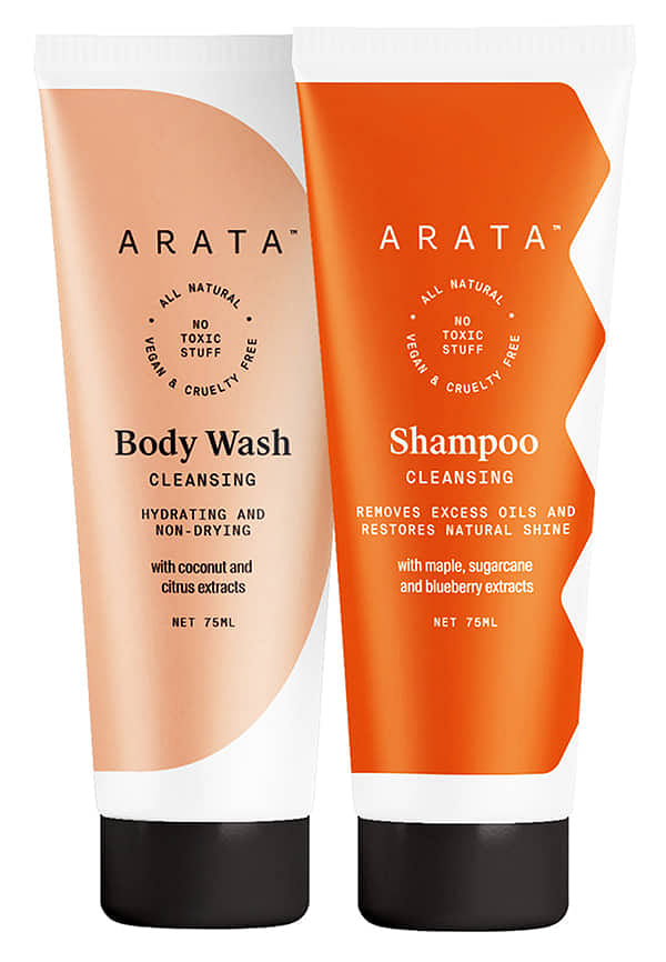 Natural Bath Essentials For Women & Men With Cleansing Shampoo & Body Wash