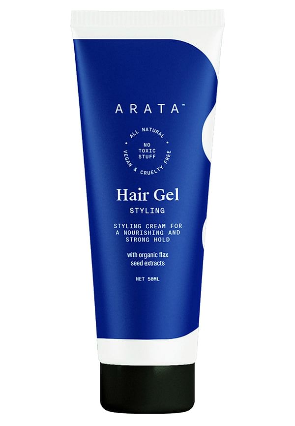 Natural Hair Gel For Studio Styling, Shaping, Strong Hold And Nourishment