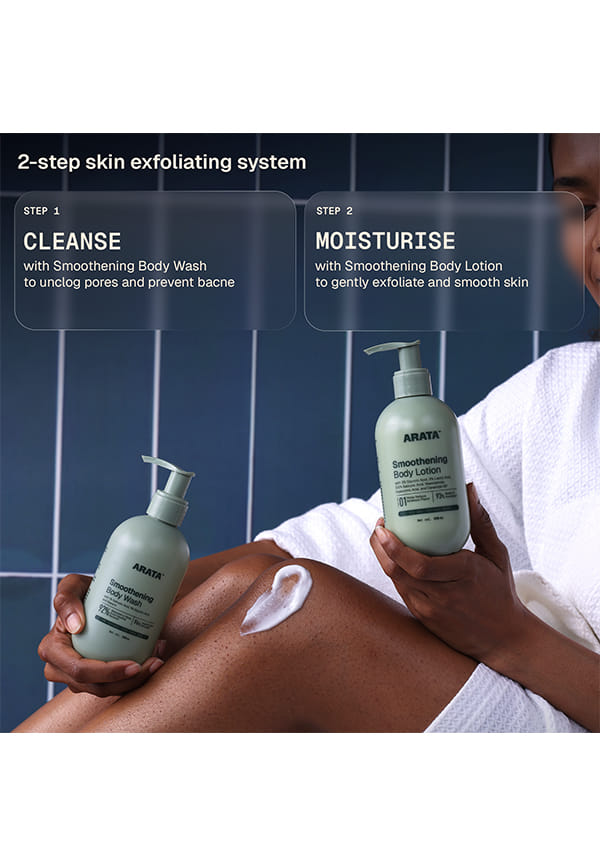 Smoothening Body Lotion | Reduces Bumps, Strawberry Skin and Keratosis Pilaris | With Glycolic, Lactic & Salicylic Acid | Dermatologically Tested | For All Skin Types | For Men & Women | 250 ML – thumbnail 6