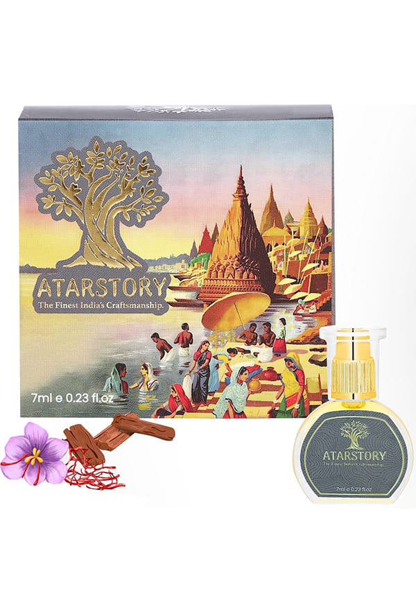 Kesar Chandan Luxury Attar Perfume Alcohol Free Roll On